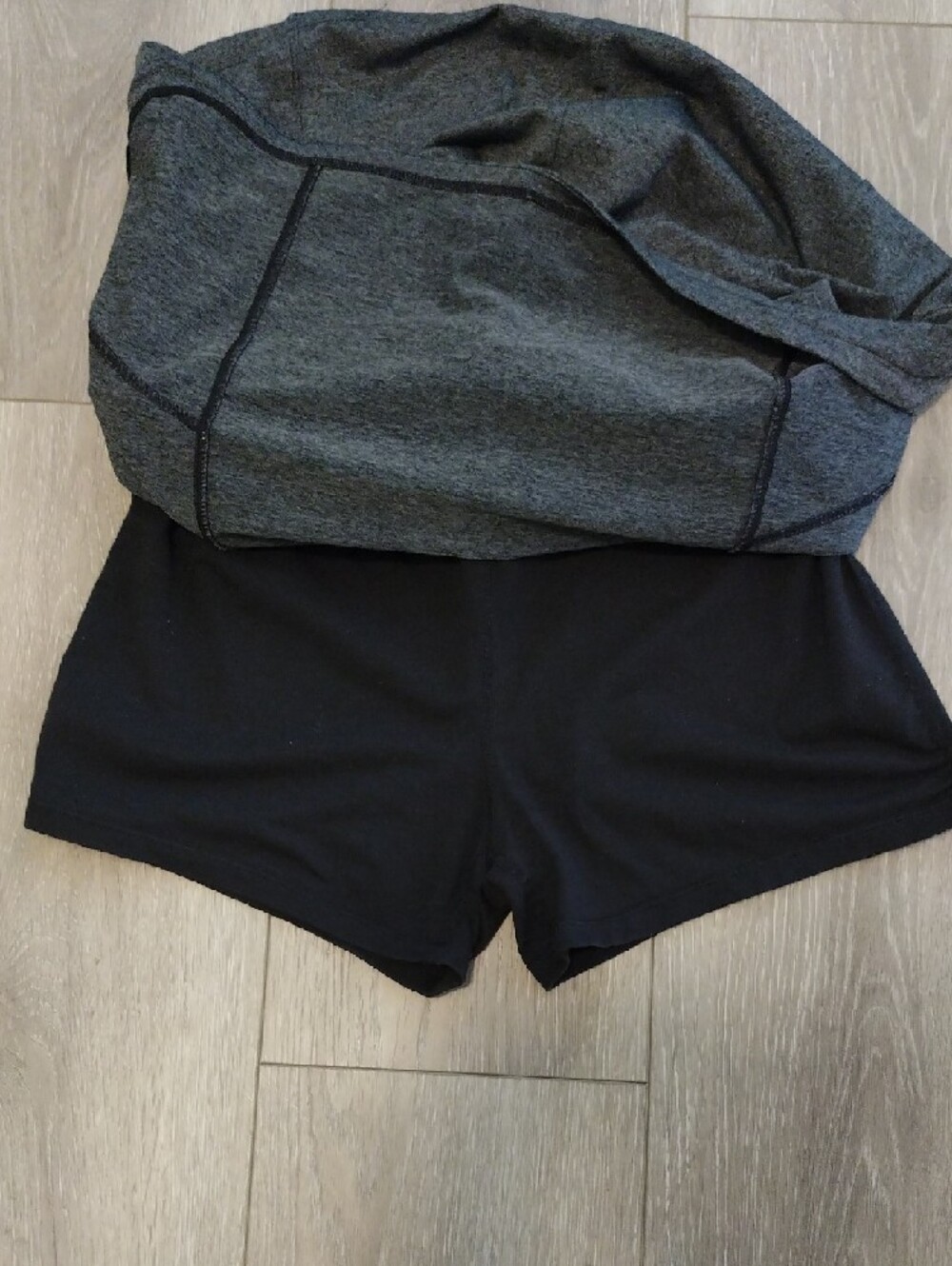 Women's Charcoal Drawstring Skort - Picture 3 of 15